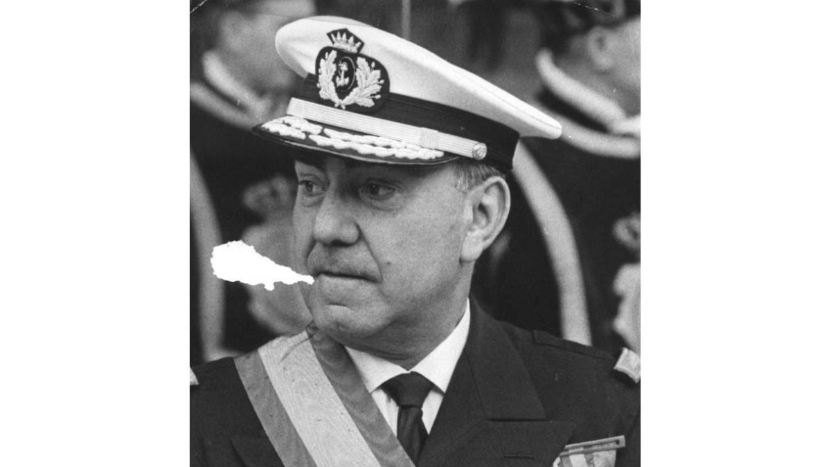 El almirante Luis Carrero Blanco era presidente del Gobierno cuando fue asesinado por ETA