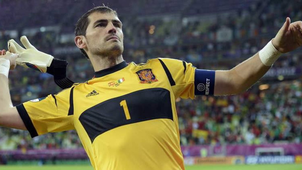 Iker Casillas, considerado el mejor portero del mundo, sólo ha recibido un gol en los seis partidos de la Eurocopa.
