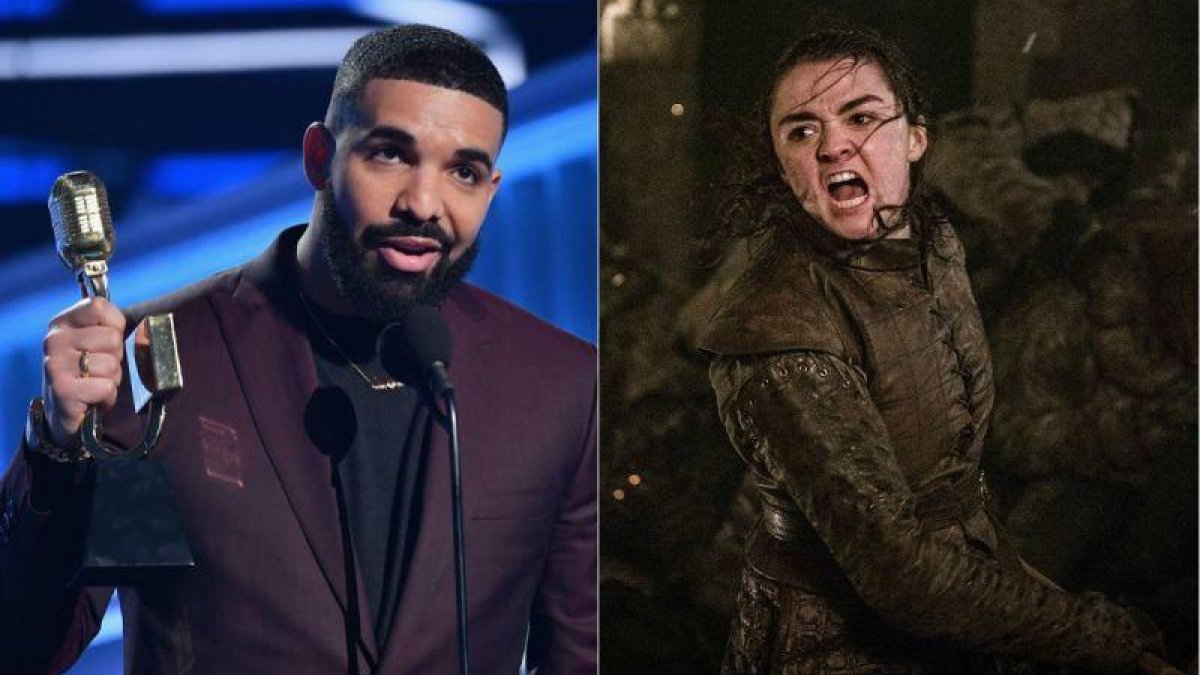 Drake se acordó de Arya Stark al recoger su premio en los Billboard Music Awards.