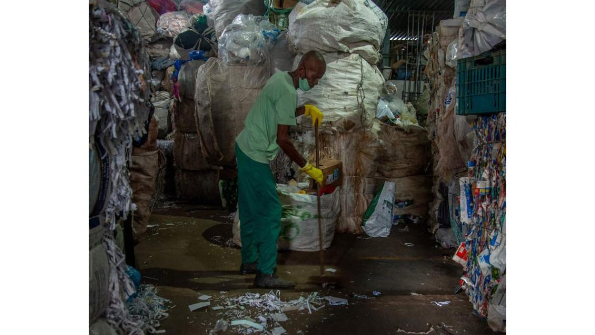 Recicladores de basura en Brasil. FELIPE IRUATA