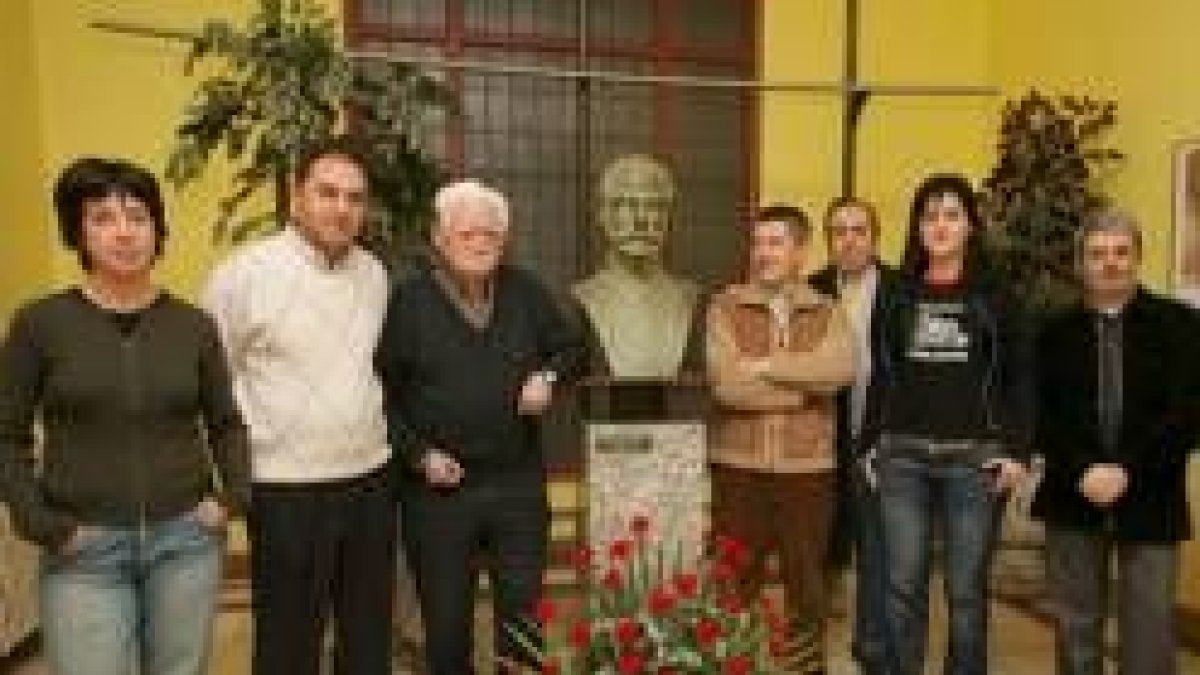 En la sede de UGT se rindió ayer homenaje a su fundador, Pablo Iglesias