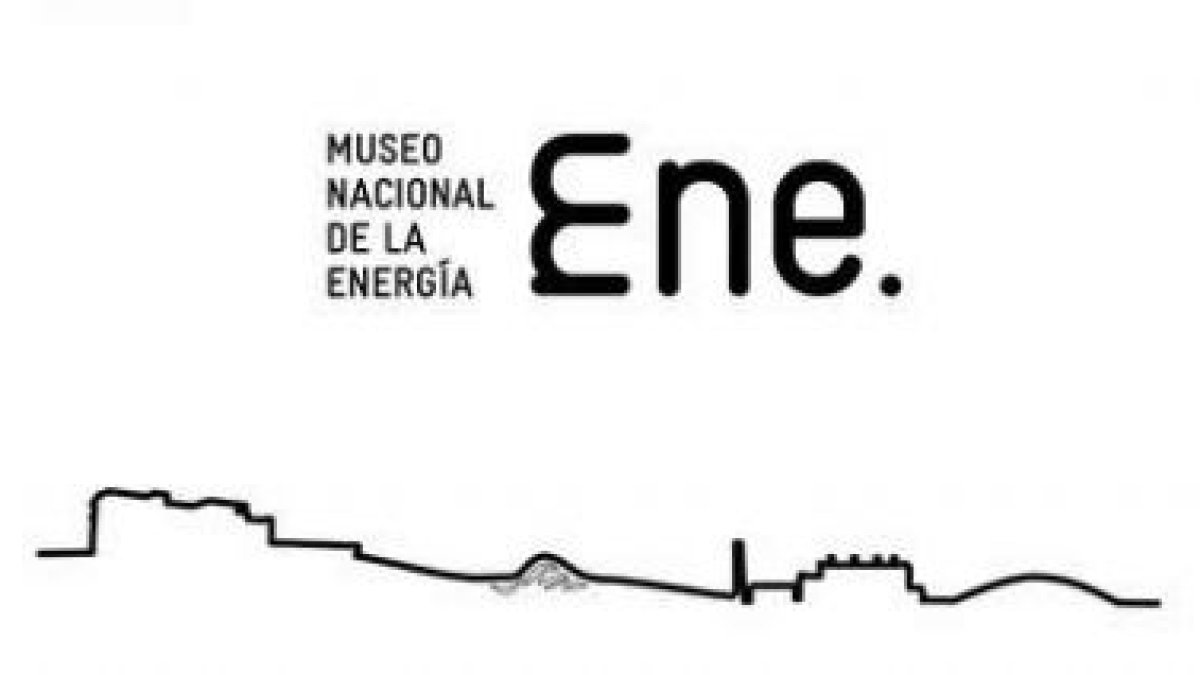 La marca Ene. invierte la M del Museo Nacional de la Energía para crear un nuevo nombre.