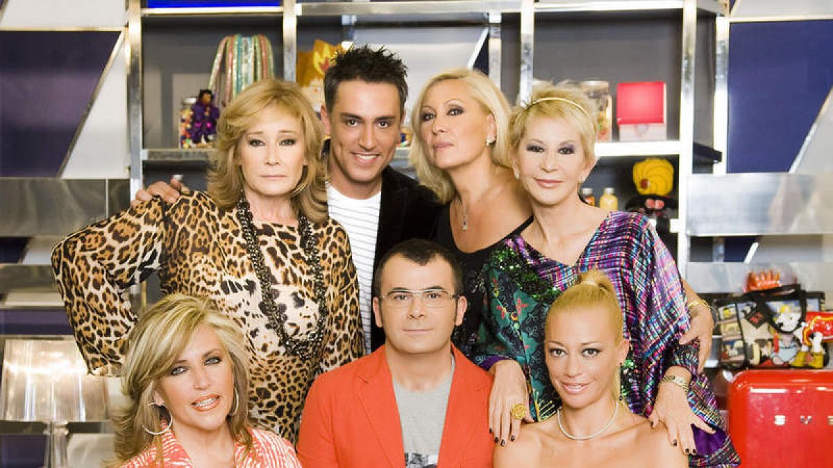 Imagen de la ‘troupe’ del programa ‘Sálvame’ de Telecinco.