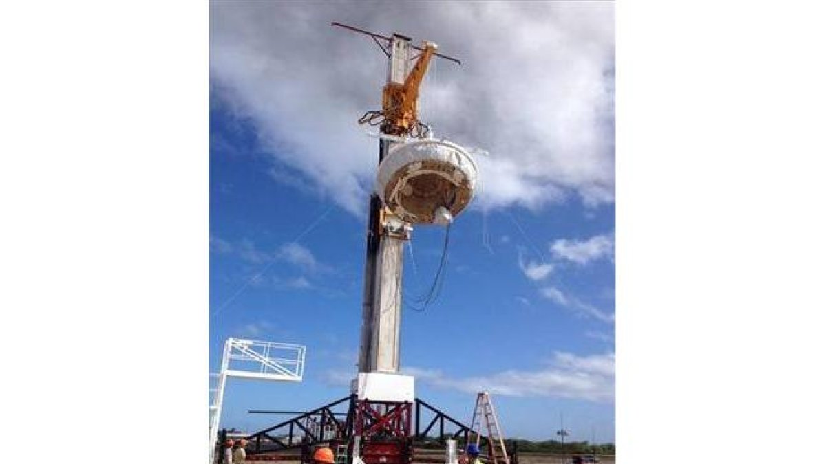 El Desacelerador Supersónico de Baja Densidad (LDSD),  más conocido como "platillo volante"