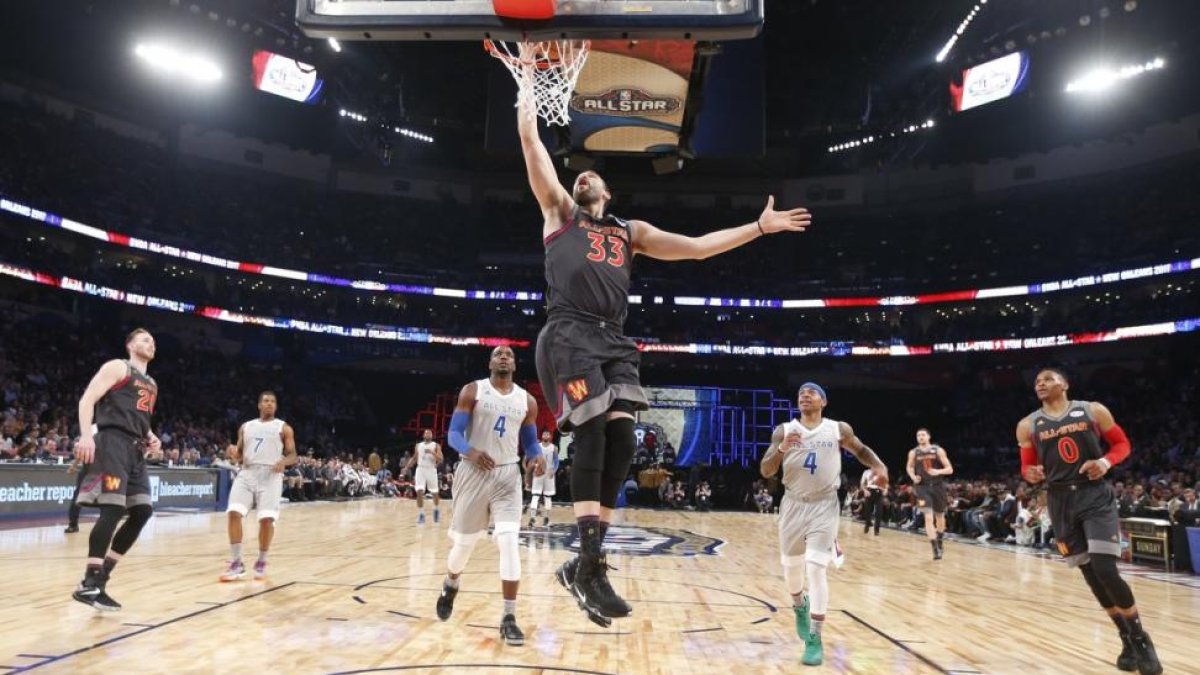 Marc Gasol, brillante en el All Star.