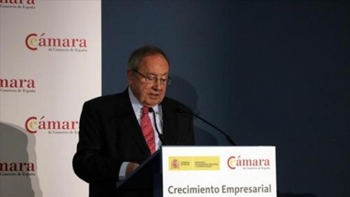 Josep Lluís Bonet, presidente de la Cámara de Comercio de España.