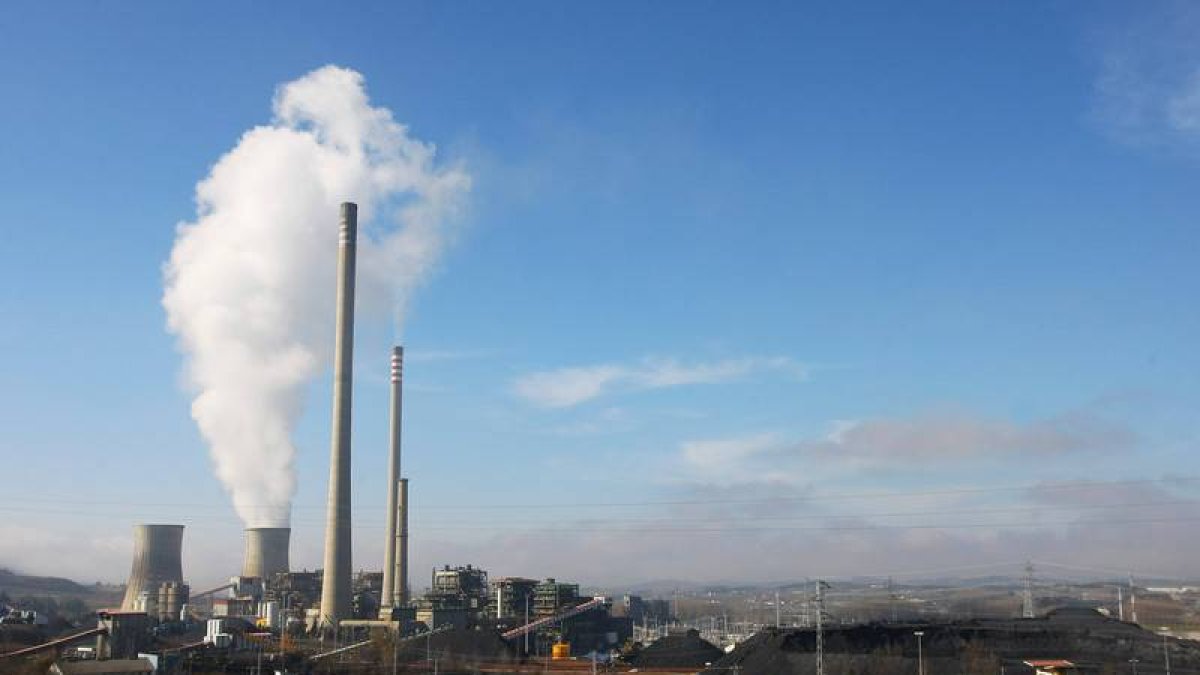 Central térmica de Compostilla en Cubillos del Sil