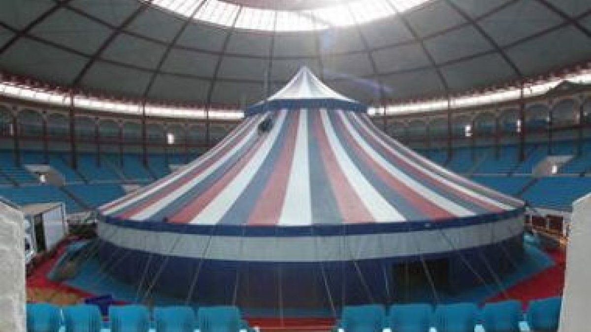 Las instalaciones del circo Wonderland en el León Arena apenas tienen un año de antigüedad.