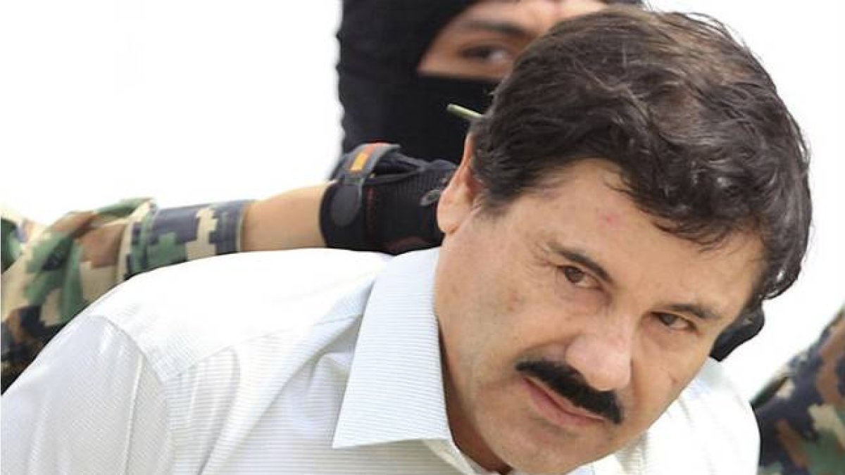 El narcotraficante Joaquín "El Chapo" Guzmán, jefe del cartel de Sinaloa.