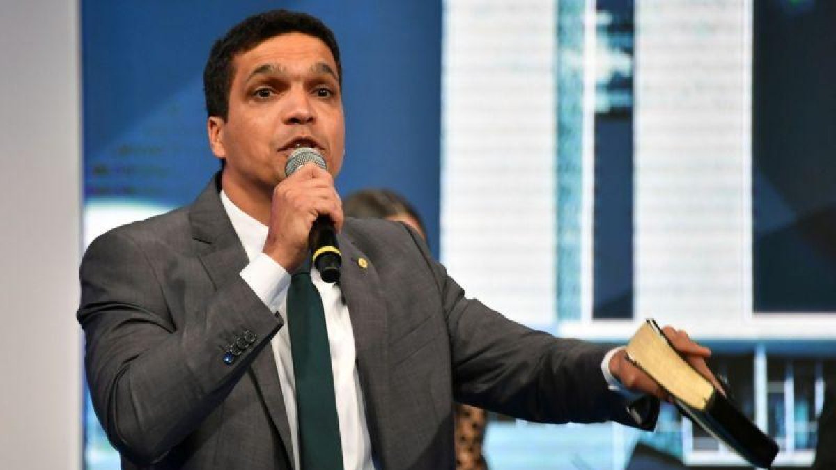 El candidato a la presidencia de Brasil, Cabo Daciolo.