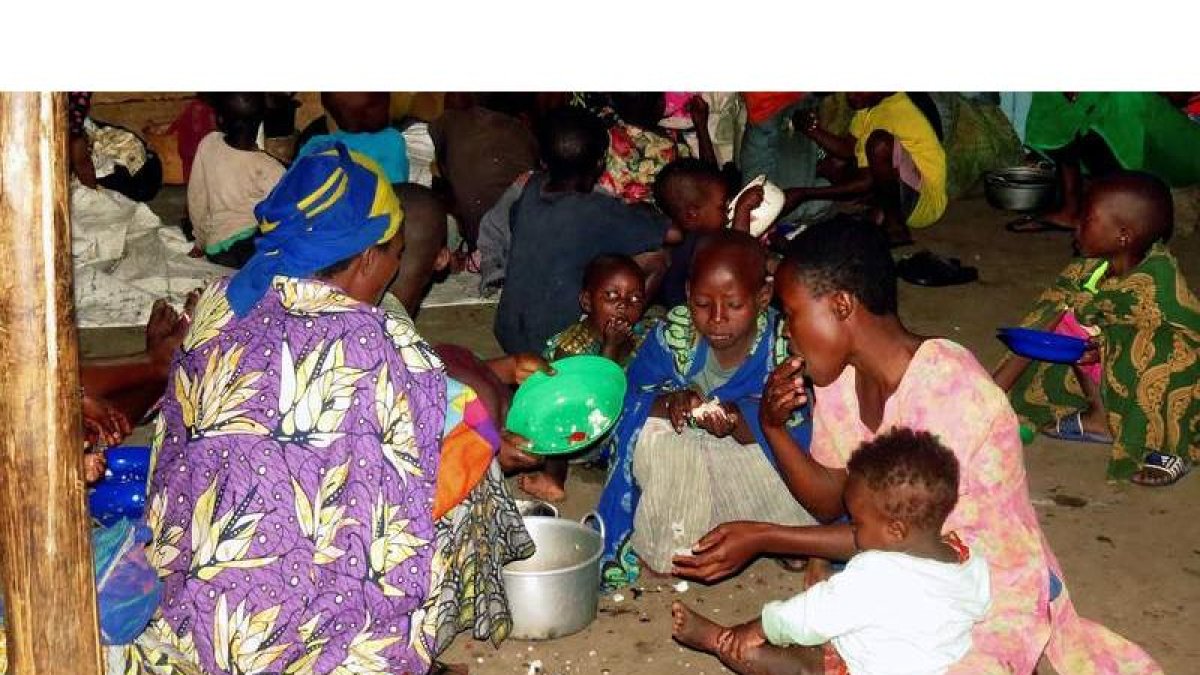 Centro de refugiados de Nyakabande, en el distrito de Kisoro (Uganda). HOPE MAFARANGA