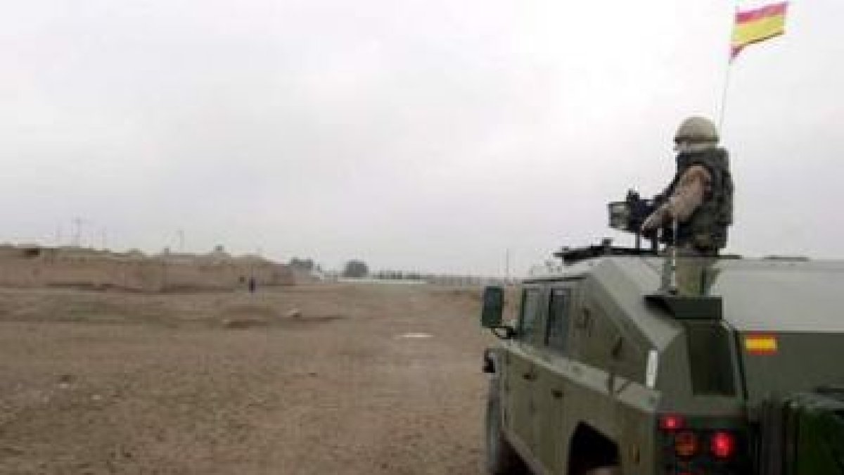 Imagen de archivo de una patrulla española en Herat