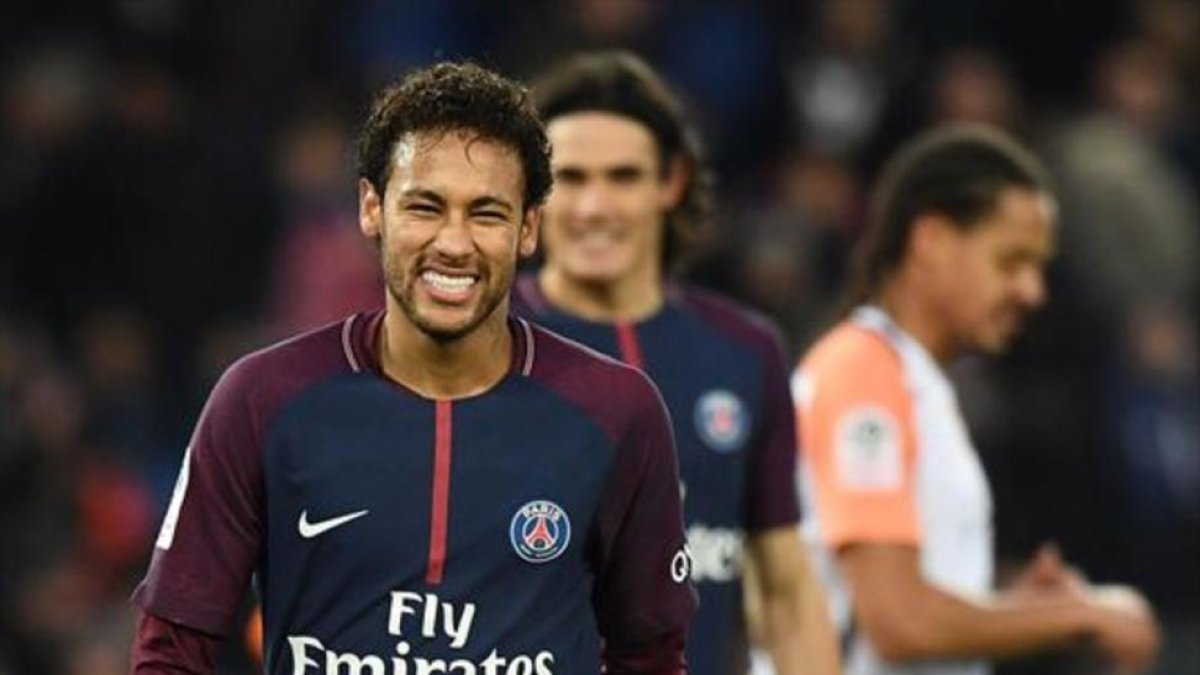 Neymar en el PSG.