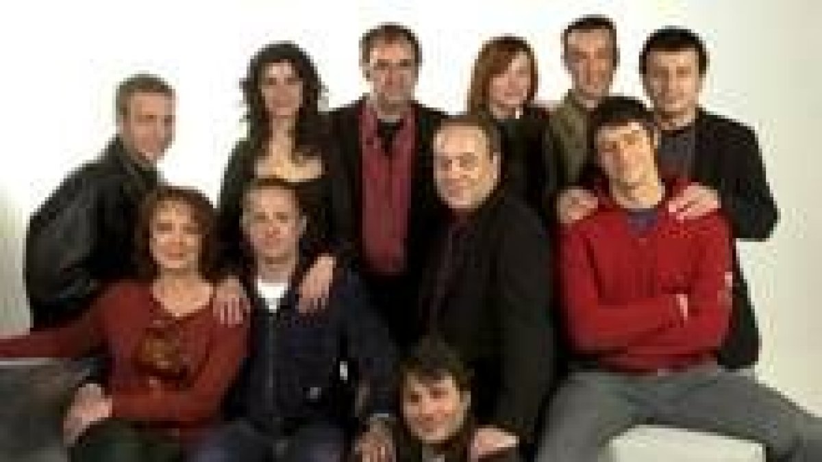 Los actores de la serie de Telecinco «El comisario»
