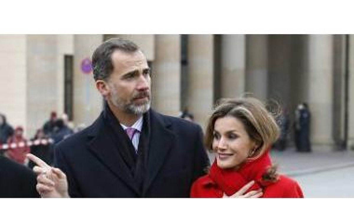 En Berlín 8 Felipe y Letizia, durante la visita de dos días a Alemania que hicieron en diciembre.