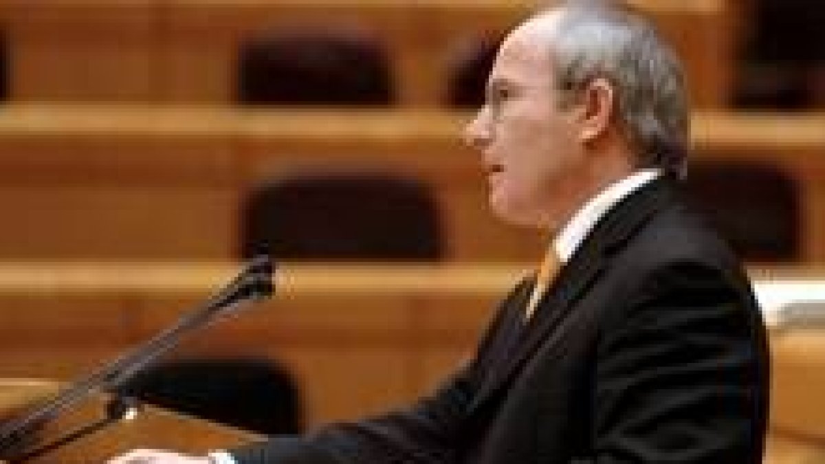 El ministro de Industria, José Montilla, en una reciente comparecencia en el Senado