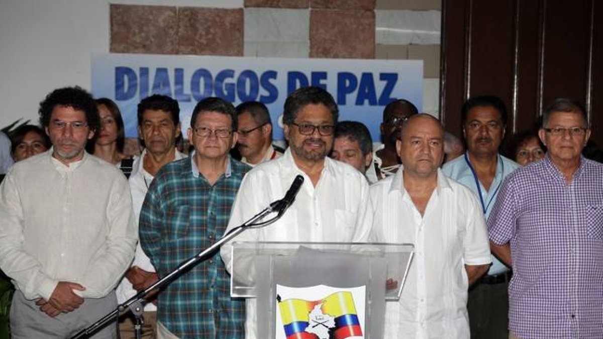 Delegación de las FARC en La Habana.