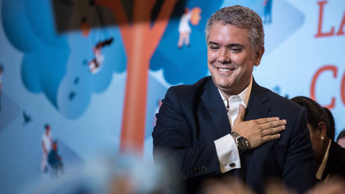 El presidente electo de Colombia, el uribista Iván Duque. ZARAMA