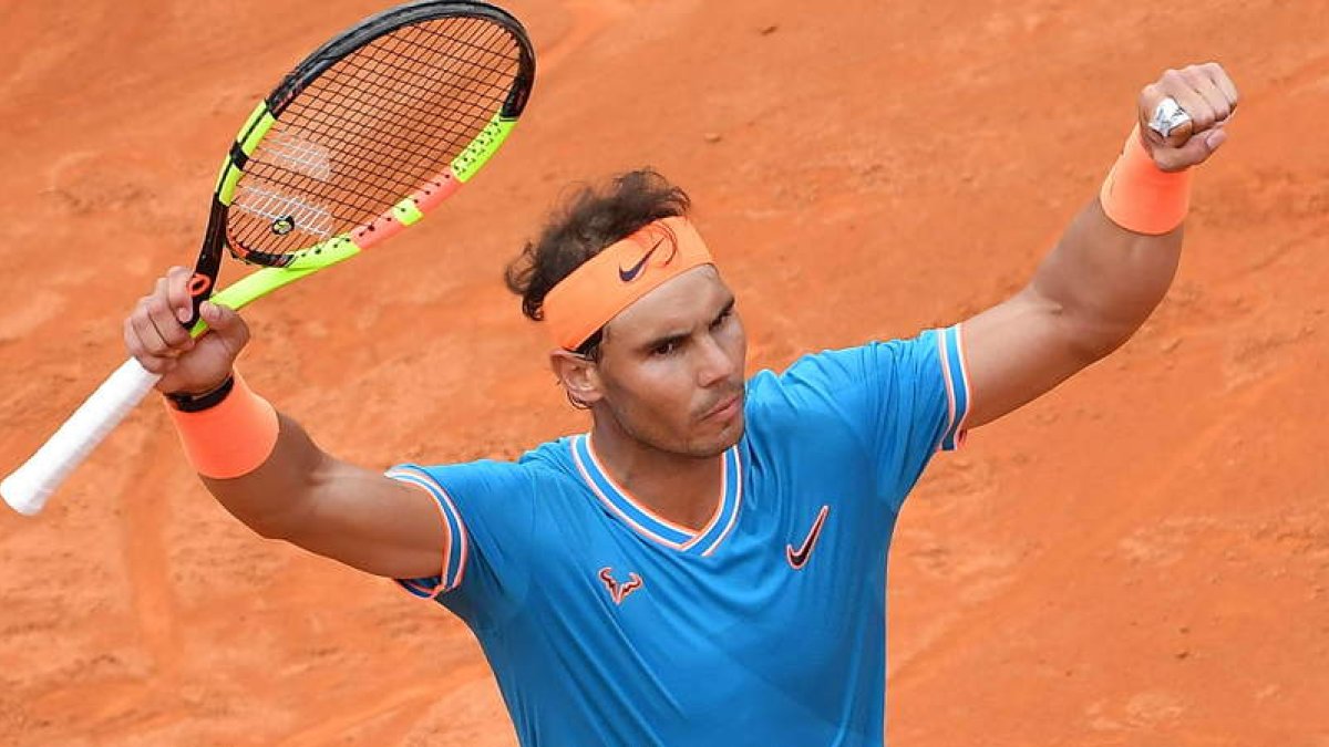 Rafa Nadal confía en estar al cien por cien para afrontar Roland Garros con garantías. ETTORE FERRARI