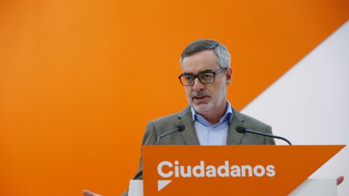 El secretario general de Ciudadanos José Manuel Villegas.