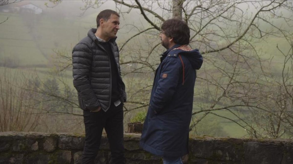 Arnaldo Otegi y Jordi Évole, en una imagen de 'Salvados'.