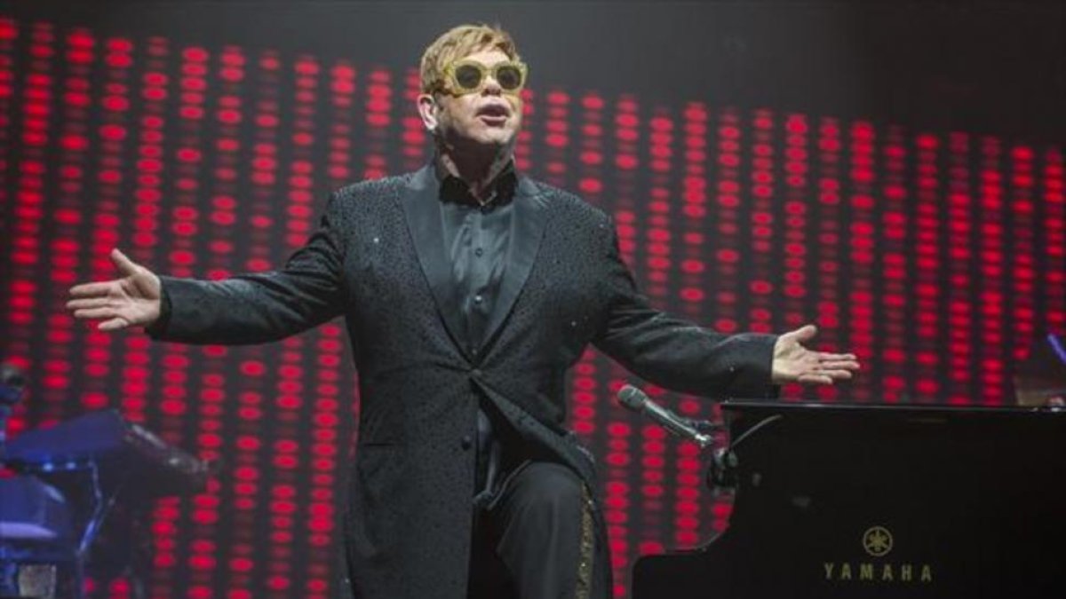 Elton John, en el Palau Sant Jordi.