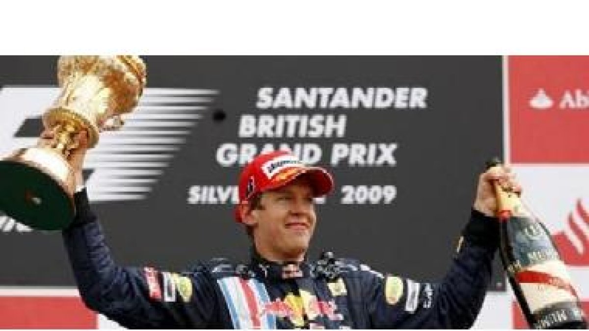 Una imagen del vencedor, Vettel