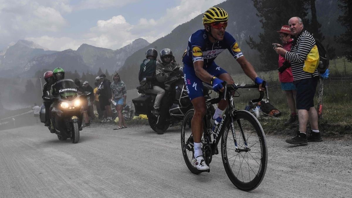 El francés Julien Alaphillipe durante la etapa de este martes