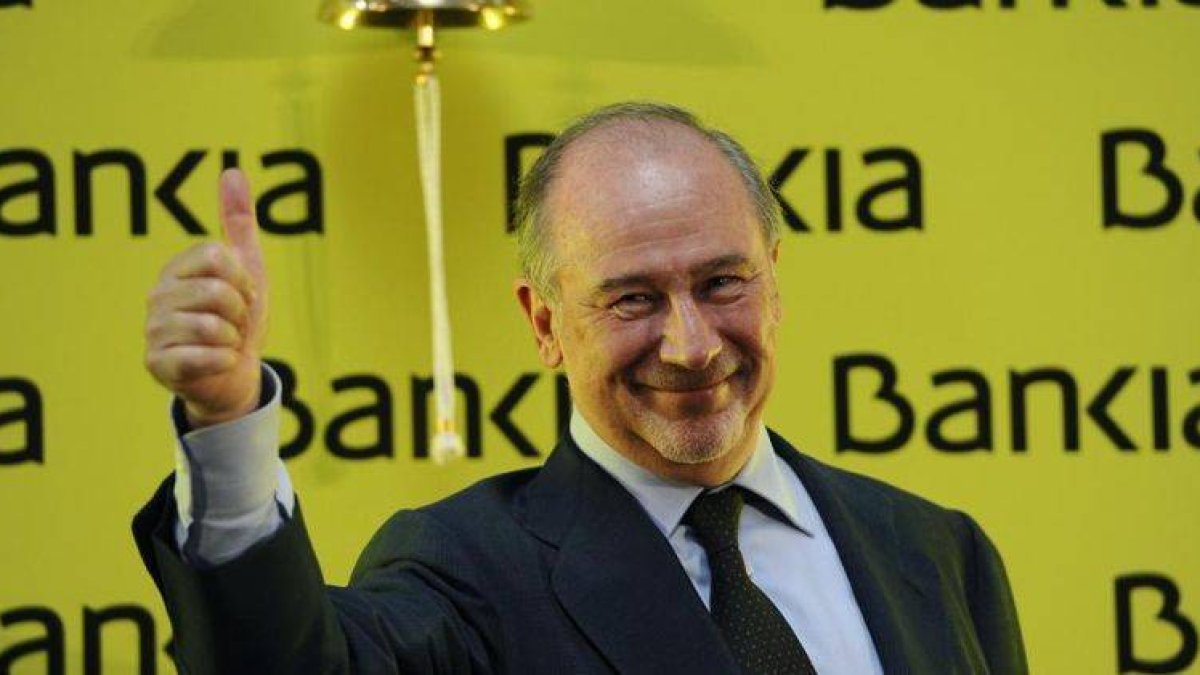 Rodrigo Rtao, el día que Bankia salió a Bolsa.