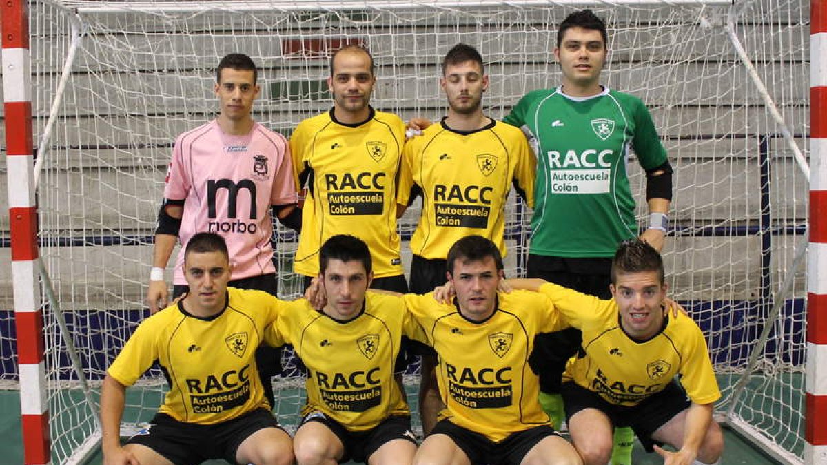 Formación del RACC/Autoescuela Colón, brillante subcampeón de la Copa Coda.
