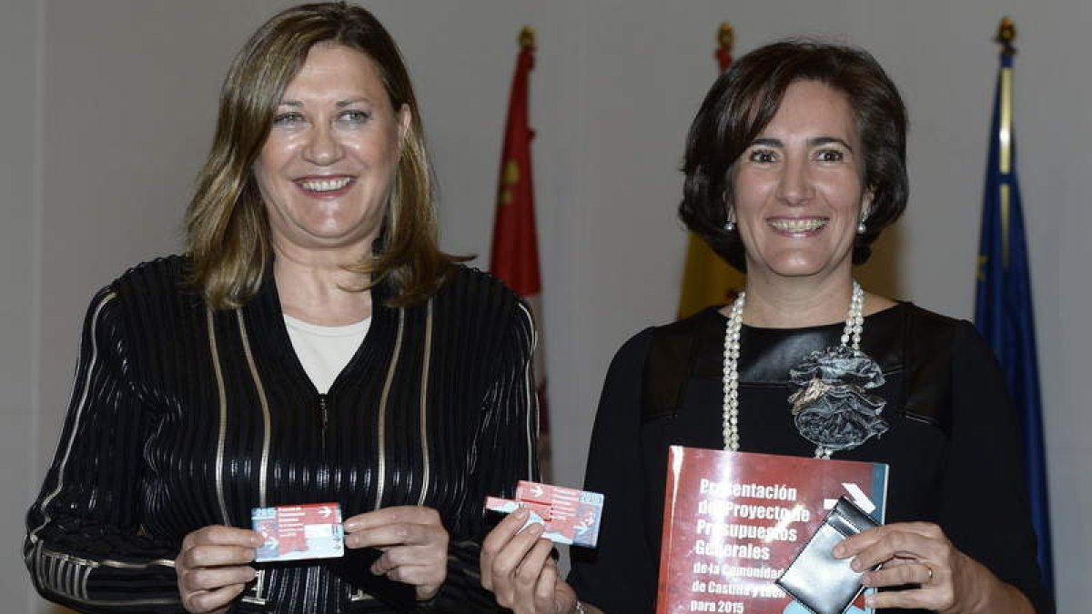Pilar del Olmo y María Josefa García Cirac, la pasada semana.