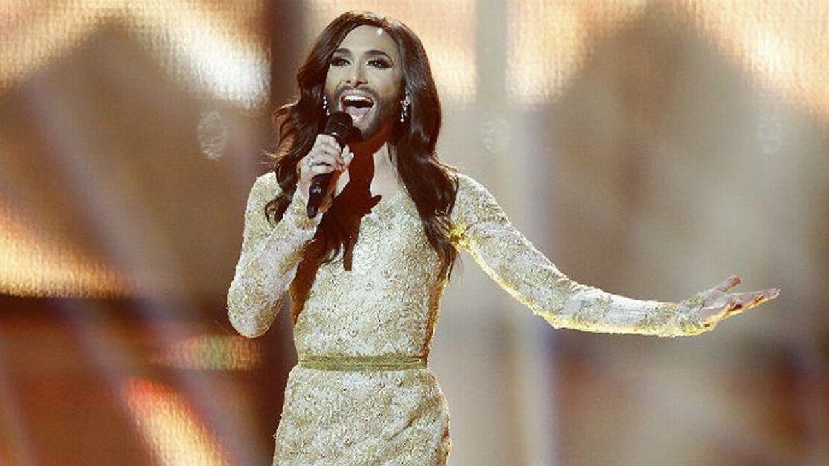 La actuación de Conchita Wurst en Eurovisión.