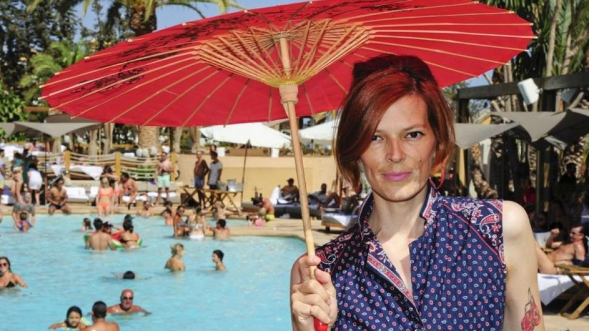 Bimba Bosé en Marbella.