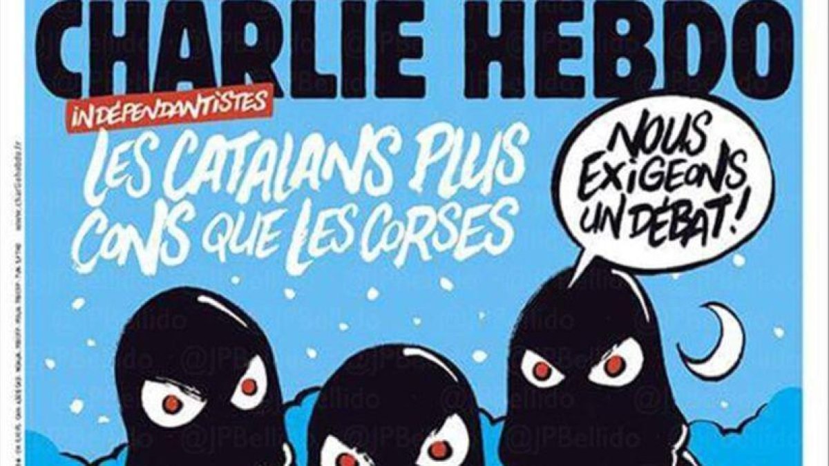 La portada de Charlie Hebdo dedicada al procés.