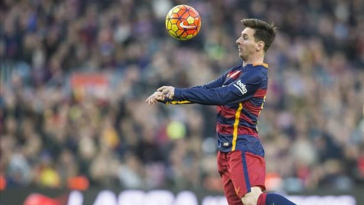 El delantero del Barça Leo Messi.