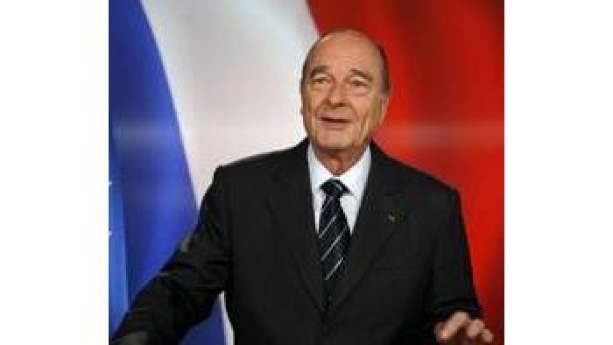 Chirac aprovechó la ocasión para descartar su tercera reelección