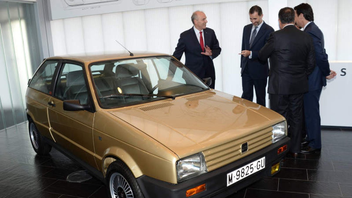 Primer coche de S.M. el Rey Felipe VI, un Ibiza 1.5 SXI, forma parte de la Colección de Coches Históricos de Seat.