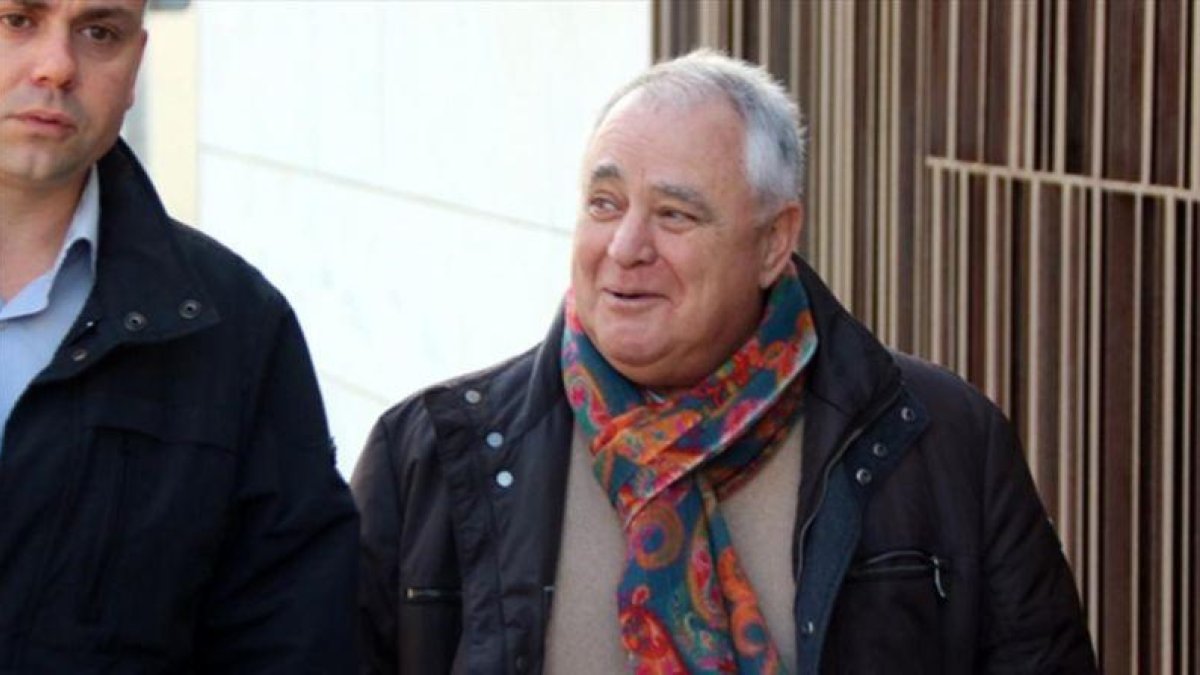 El extesorero de CDC Andreu Viloca, a su llegada a los juzgados del Vendrell el pasado 15 de febrero.