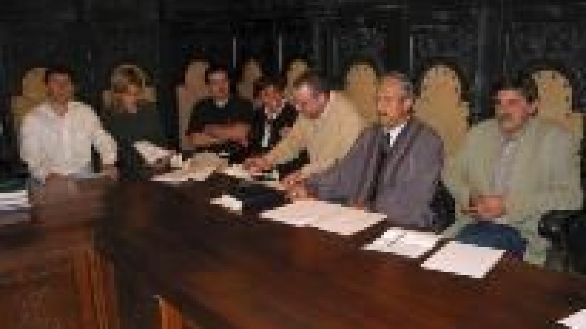 El grupo municipal del PP en una imagen de archivo tomada en un pleno reciente