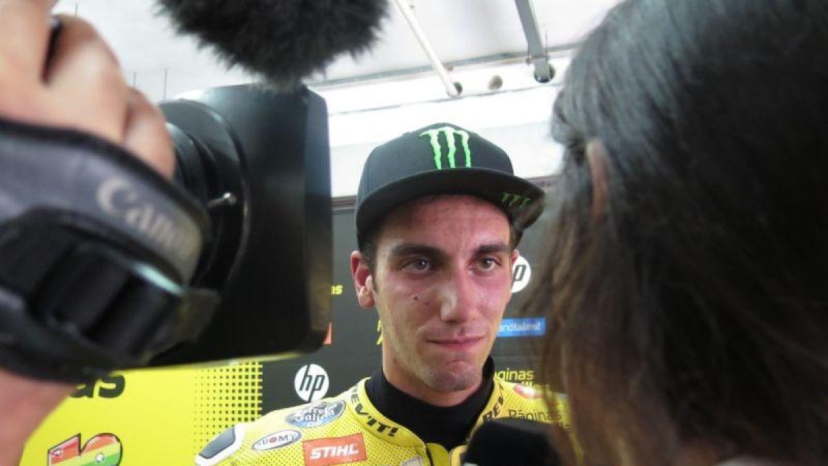 Álex Rins, en Sepang.