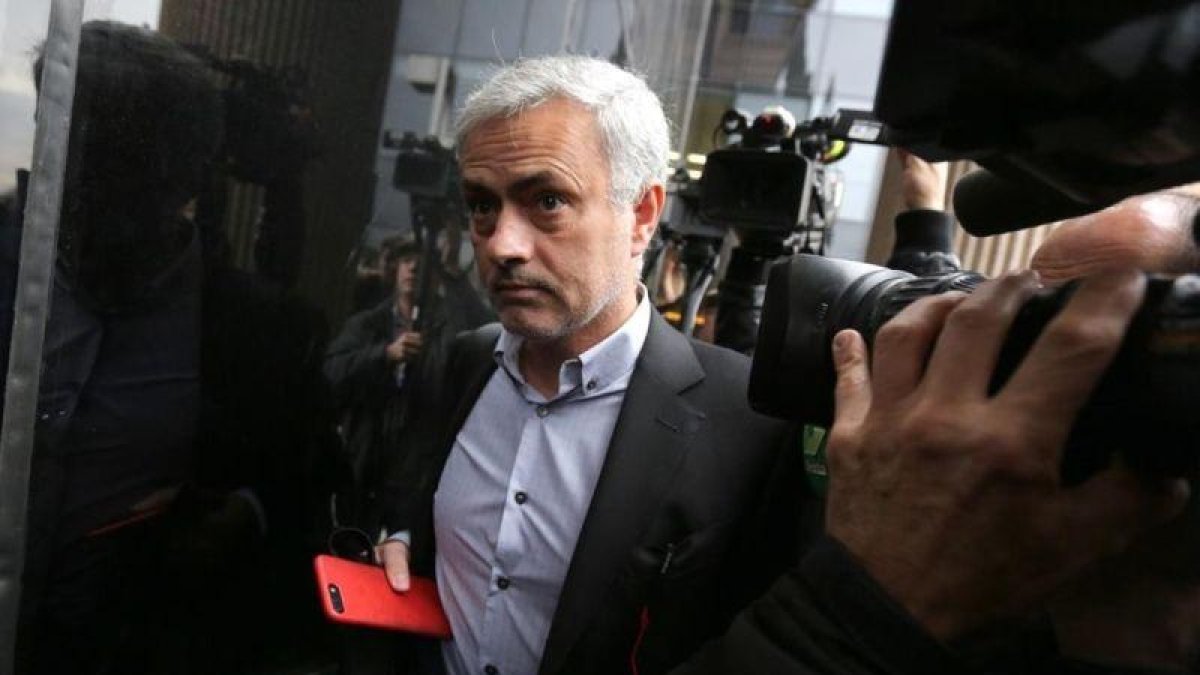 Jose Mourinho entra a declarar a los juzgados de Pozuelo por fraude a Hacienda el pasado mes de noviembre.