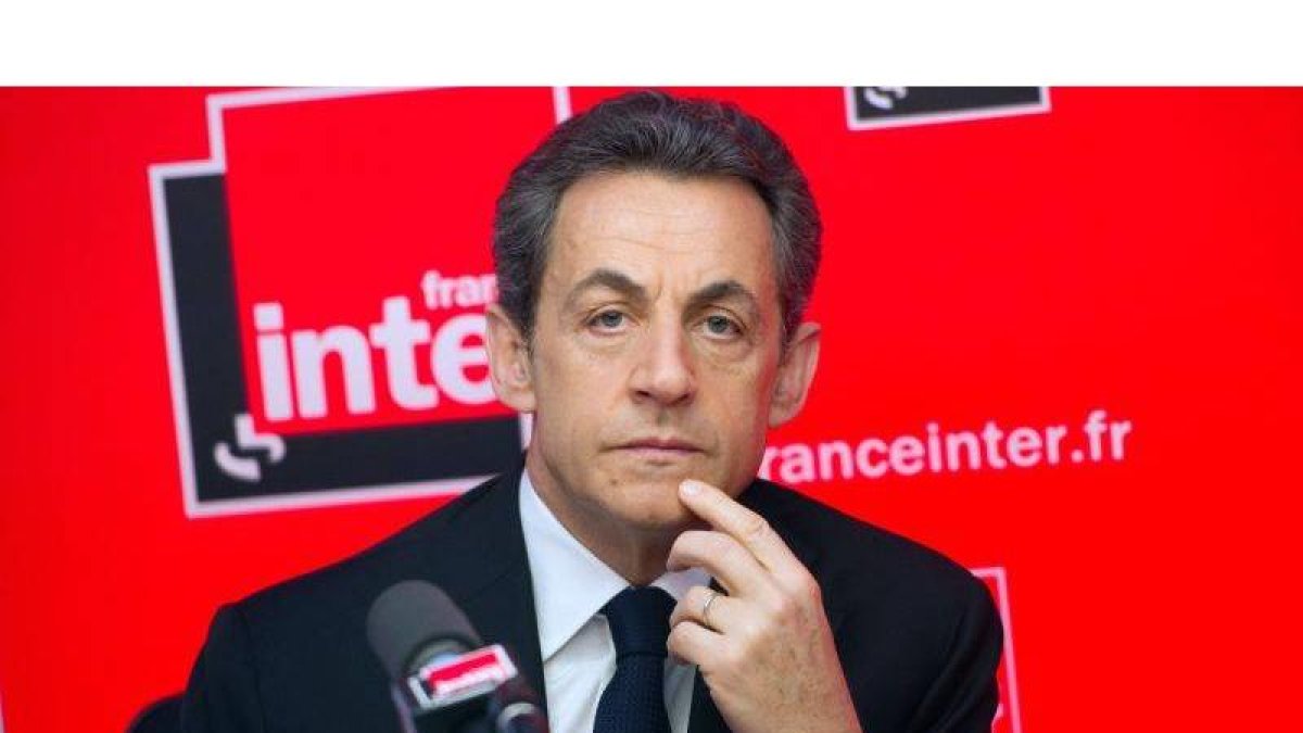 Nicolas Sarkozy, hoy, en una entrevista en France Inter Radio.