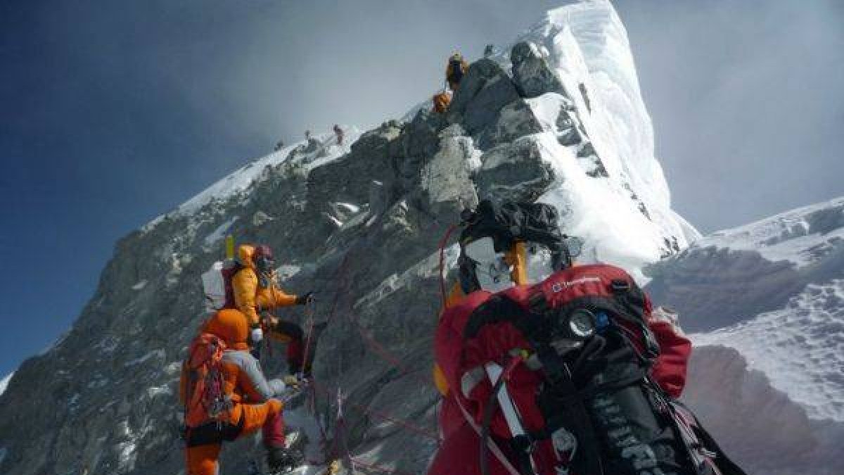 Alpinistas en el Everest, en una imagen del 2009.