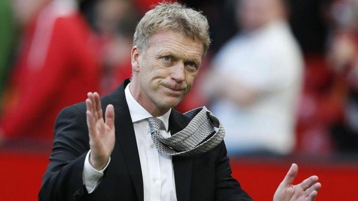 David Moyes, en un partido de la Premier.