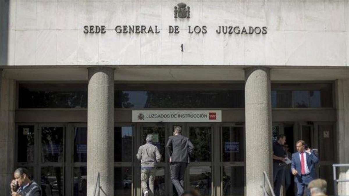 Los Juzgados de Instrucción de Plaza de Castilla de Madrid.