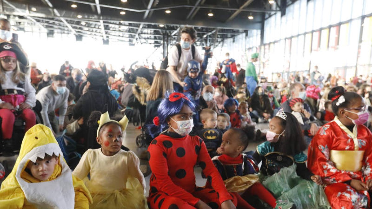 Los más pequeños fueron los protagonistas del carnaval en familia. MARCIANO PÉREZ