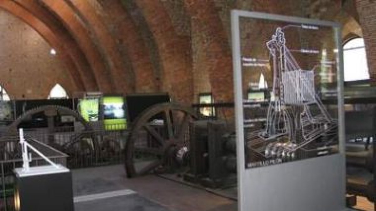 Parte de las instalaciones del museo minero de Sabero, que este fin de semana inaugura dos exposicio