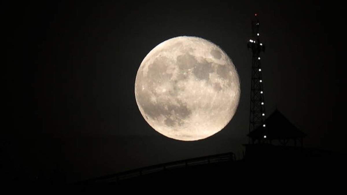 Vista de la Luna. EFE