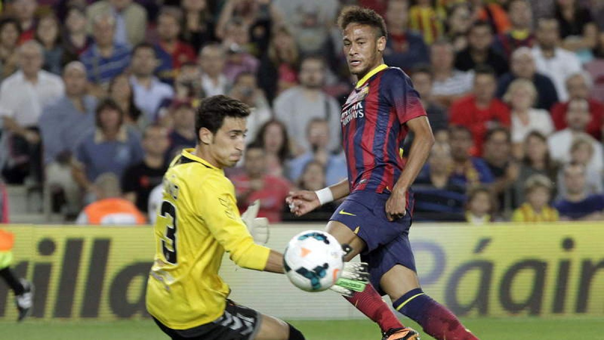 Neymar cerró la goleada del Barcelona ante el Valladolid. El brasileño marcó el 4-1 definitivo.