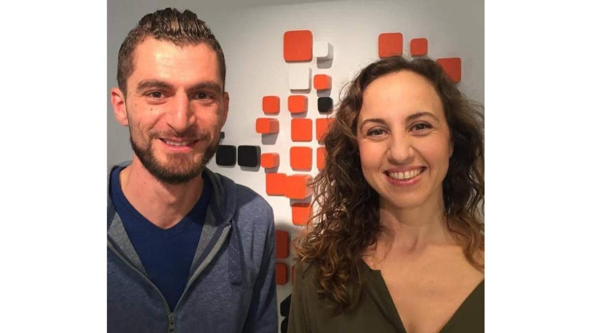 Wael Hurkos y Yolanda Gómez están hoy en León. DL